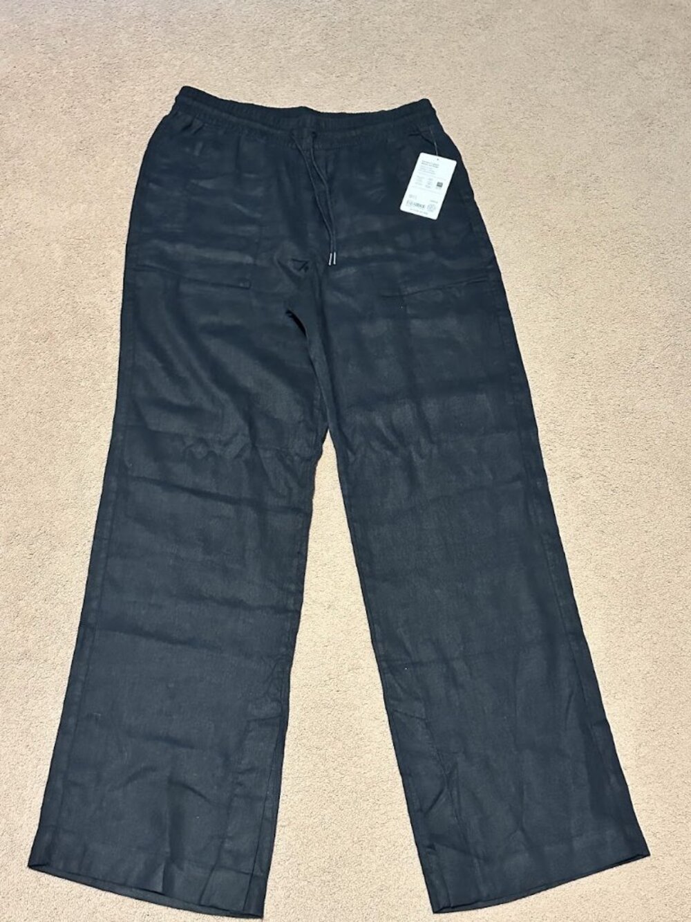 Linen pants (Black)